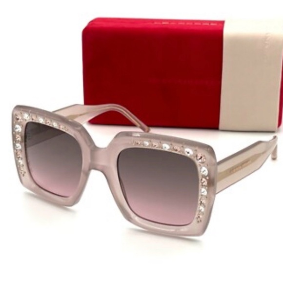 Carolina Herrera Accessories - Carolina Herrera Crystal-Embellished Sunglasses